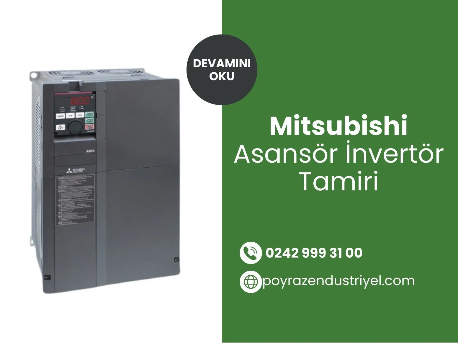 Mitsubishi Asansör İnvertör Tamiri